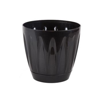 Serinova P001 11.5 cm 0.7 lt Kırmızı Tabaklı Papatya Saksı