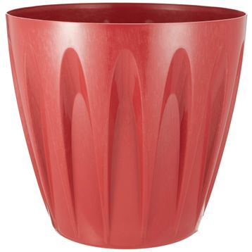 Serinova P007 Papatya Tabaklı 45 cm 46 lt Kırmızı Saksı