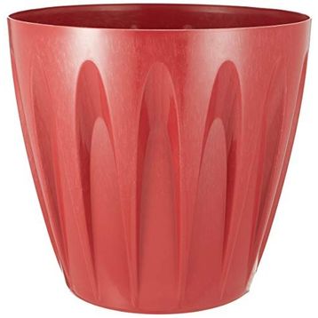 Serinova P007 Papatya Tabaklı 45 cm 46 lt Kırmızı Saksı