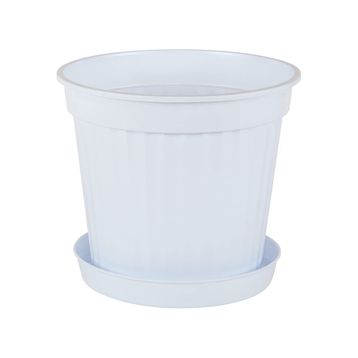 Serinova S211 No:11 18 lt 33 cm Beyaz Klasik Saksı