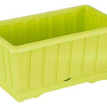 Serinova S231 Fıstık Yeşili Klasik Tabaklı 30 cm 4.3 lt Balkon Saksı