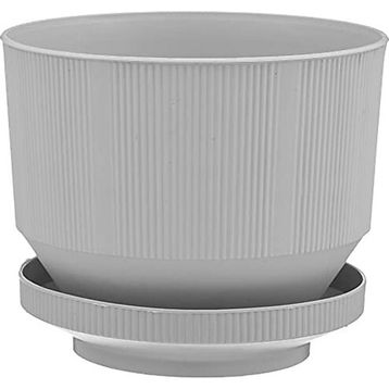 Serinova S281 Kirli Beyaz 15.5 cm 1.7 lt Lüks Saksı Dekoratif Saksı