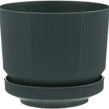 Serinova S282 Yeşil 18,5 cm 3,3 lt Lüks Dekoratif Saksı