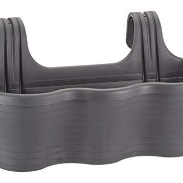 Serinova TOM5 Antrasit 53 cm 10 lt Askılı Balkon Saksı