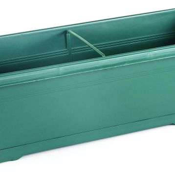 Serinova V620 Tabaklı 52 cm 10 Litre Yeşil Villa Balkon Saksı