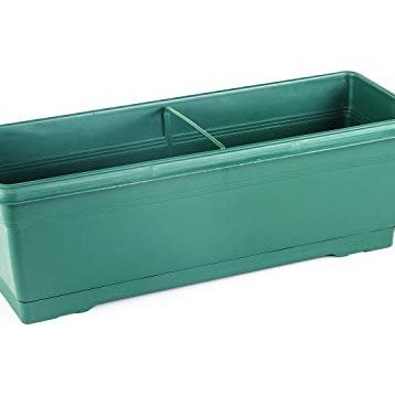 Serinova V620 Tabaklı 52 cm 10 Litre Yeşil Villa Balkon Saksı