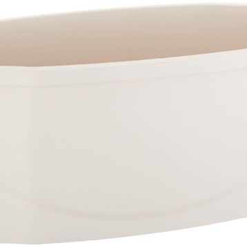 Serinova ZS02 Zümrüt 58 cm 15.5 lt Beyaz Askı Aparatlı Balkon Saksısı