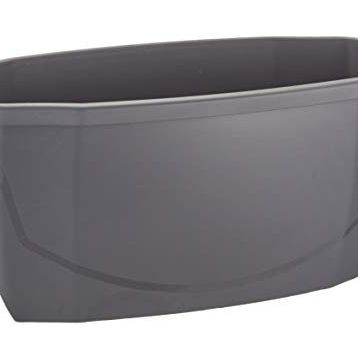 Serinova ZS02 Zümrüt Balkon Askı Aparatı ile Birlikte 58 cm 15.5 lt Antrasit Saksı