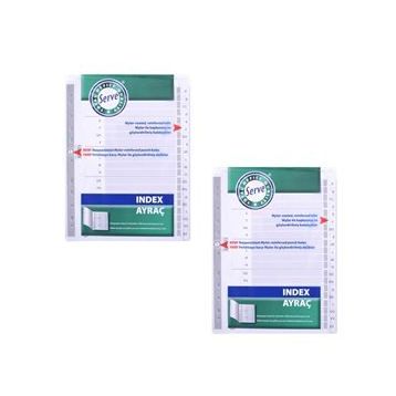 Serve A4 A-Z Harf SV-5328 2 Adet Ayraç
