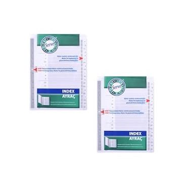Serve A4 A-Z Harf SV-5328 2 Adet Ayraç