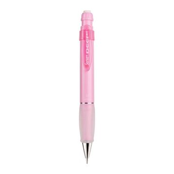 Serve Deep Üçgen Baskılı Pembe 0,7 mm Versatil Kalem