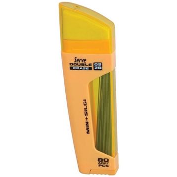 Serve Double Erase Sarı 10'lu Silgi