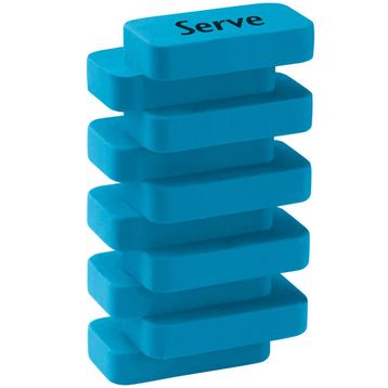 Serve Steps Fosforlu Mavi Silgi