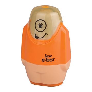 Serve Turuncu E-Bot Silgili Kalemtıraş