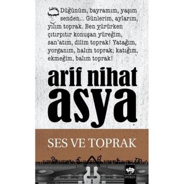 Ses ve Toprak - Arif Nihat Asya