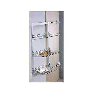 Sese 1000-14-09-01 3 Katlı Modül 40 cm Krom Dolap İçi Ayakkabılık