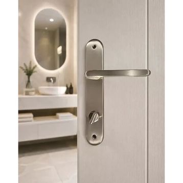 Sese 200-219-02-53 Aynalı Lina Inox WC Kapı Kolu