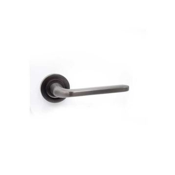 Sese Araç Modeli Yuvarlak Rozetli Antrasit Oda Kapı Kolu