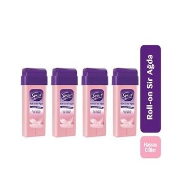 Sesu 100 mlx4 Hassas Ciltler Roll-On Sir Ağda