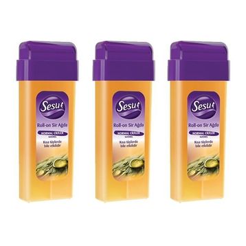 Sesu 3x100 ml Normal Ciltler Natürel Rollon Sir Ağda