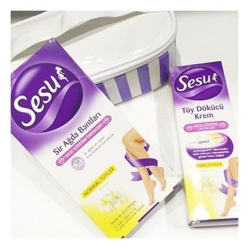 Sesu 40 ml Pudra-Orkide Hassas Ciltler için Tüy Dökücü Krem