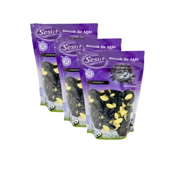 Sesu Boncuk Kömürlü 3x250 gr Sir Ağda