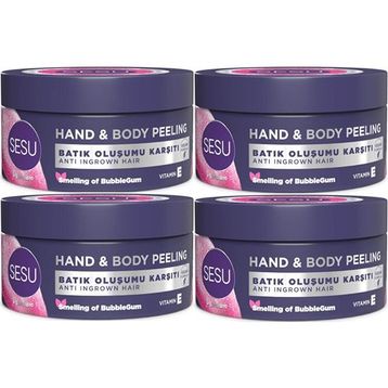 Sesu Hand & Body Peeling 4x250 ml Vücut Peelingi