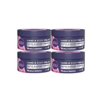 Sesu Hand & Body Peeling 4x250 ml Vücut Peelingi