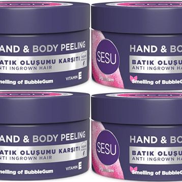 Sesu Hand & Body Peeling 4x250 ml Vücut Peelingi