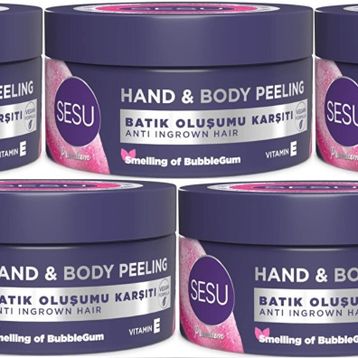 Sesu Hand & Body Peeling 5x250 ml Vücut Peelingi