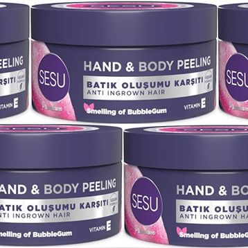 Sesu Hand & Body Peeling 5x250 ml Vücut Peelingi