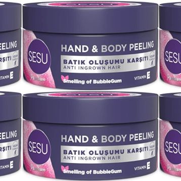 Sesu Hand & Body Peeling 6x250 ml Vücut Peelingi