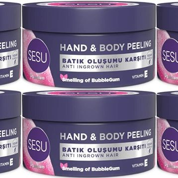 Sesu Hand & Body Peeling 6x250 ml Vücut Peelingi