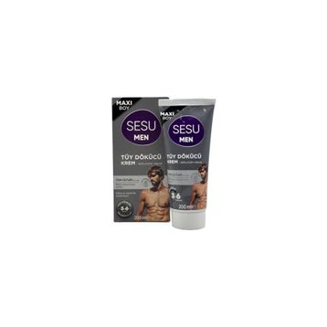 Sesu Men Maxi Tüm Cilt Tipleri İçin 200 ml Erkek Tüy Dökücü Krem