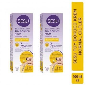Sesu Normal Ciltler 100 ml x 2 Adet Tüy Dökücü Krem