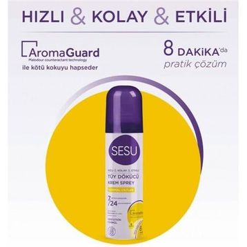 Sesu Normal Ciltler 150 ml Tüy Dökücü Sprey