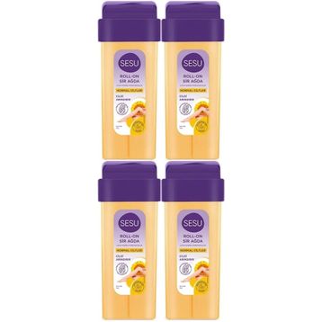 Sesu Normal Ciltler 4x100 ml Roll-On Sir Ağda