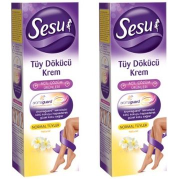 Sesu Normal Tüyler 2x100 ml Tüy Dökücü Krem