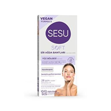 Sesu Soft 12'li Yüz Ağda Bandı