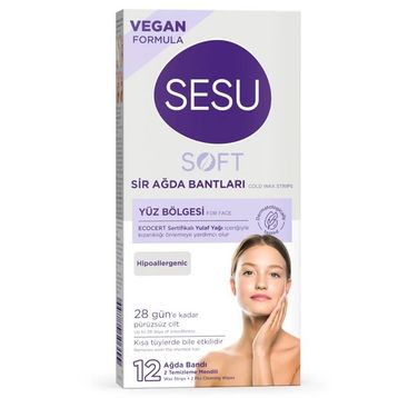 Sesu Soft 12'li Yüz Ağda Bandı
