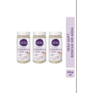 Sesu Soft Boncuk 250 gr x 3 Adet Sir Ağda
