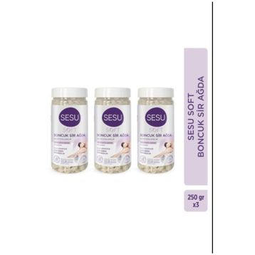Sesu Soft Boncuk 250 gr x 3 Adet Sir Ağda