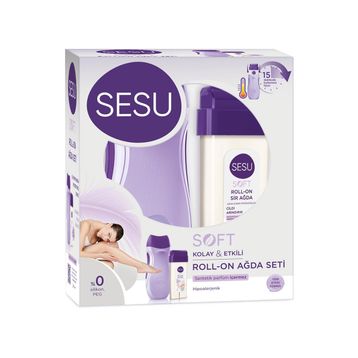 Sesu Soft Roll-On Ağda Makineli Set