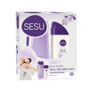 Sesu Soft Roll-On Ağda Makineli Set