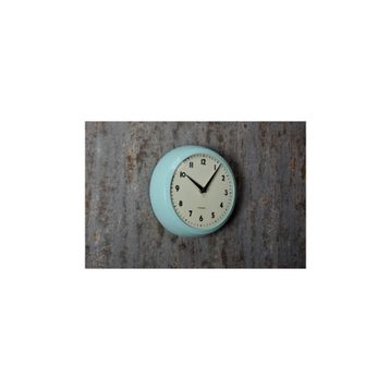 Setabianca Mavi Pastel Metal Görünümlü 22 cm Duvar Saati