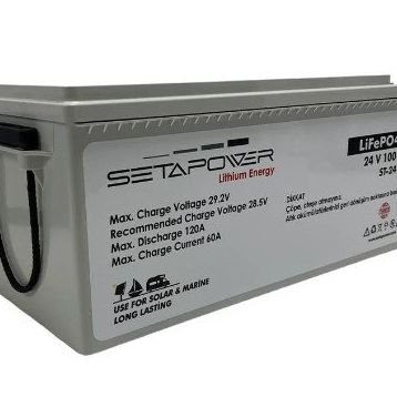 Setapower LifePO4 24V 100 AH Lityum Akü