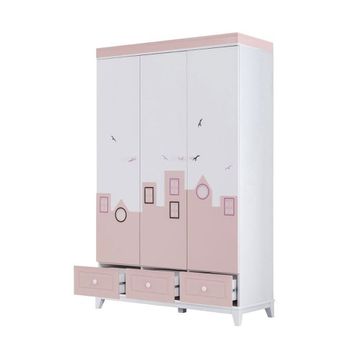 Setay City 3 Kapaklı Pembe Dolap