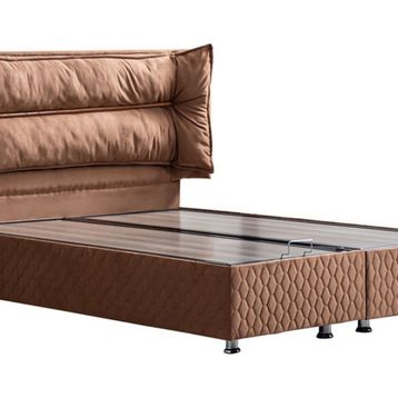 Setay Mobilya 180x200 cm Barselona Açık Kahverengi Baza ve Başlık Seti