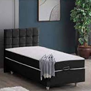 Setay Mobilya 90x190 cm Antrasit Tavira Baza Başlık ve Letto Yatak Seti