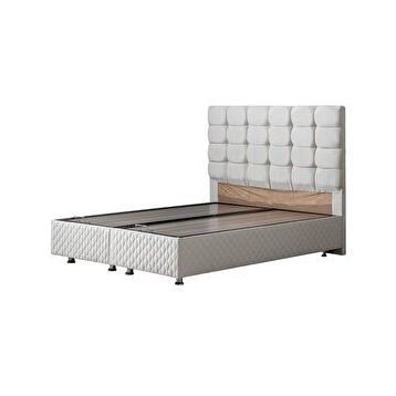 Setay Mobilya Krem 160x200 cm Duke Çift Kişilik Baza Başlık Seti